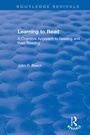 Cover: Learning to Read - Routledge