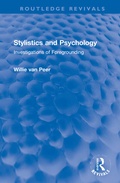 Cover: Stylistics and Psychology - Routledge