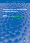 Cover: Epidemiology and the Prevention of Mental Disorders - Routledge