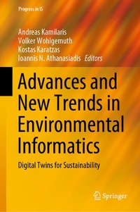 Enlarge image Cover: Advances and New Trends in Environmental Informatics - Springer
