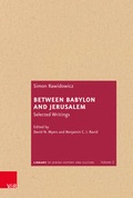 Cover: Between Babylon and Jerusalem - Vandenhoeck & Ruprecht