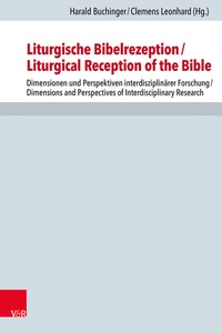 Abbildung von: Liturgische Bibelrezeption/Liturgical Reception of the Bible - Vandenhoeck & Ruprecht