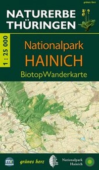 Abbildung von: Wanderkarte Nationalpark Hainich - grünes herz