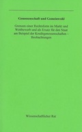 Cover: Genossenschaft und Gemeinwohl - Wissenschaftlicher Rat