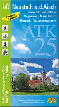 Abbildung von: ATK25-F07 Neustadt a.d.Aisch (Amtliche Topographische Karte 1:25000) - Landesamt für Digitalisierung, Breitband und Vermessung, Bayern