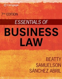 Abbildung von: Essentials of Business Law - South-Western College Publishing