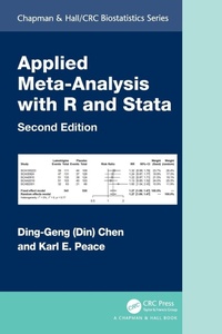 Enlarge image Cover: Applied Meta-Analysis with R and Stata - Chapman & Hall/CRC