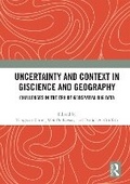 Cover: Uncertainty and Context in GIScience and Geography - Routledge