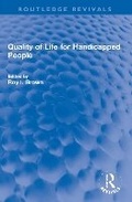 Bild: Quality of Life for Handicapped People - Routledge