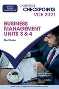 Abbildung von: Cambridge Checkpoints VCE Business Management Units 3&4 2021 - Cambridge University Press