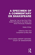 Cover: A Specimen of a Commentary on Shakspeare - Routledge