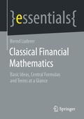 Cover: Classical Financial Mathematics - Springer