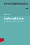 Cover: Strebe nach Schalom! - Vandenhoeck & Ruprecht