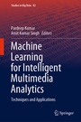 Cover: Machine Learning for Intelligent Multimedia Analytics - Springer
