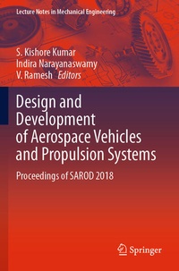 Enlarge image Cover: Design and Development of Aerospace Vehicles and Propulsion Systems - Springer