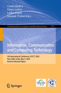 Enlarge image Cover: Information, Communication and Computing Technology - Springer