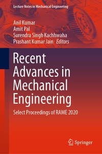 Abbildung von: Recent Advances in Mechanical Engineering - Springer