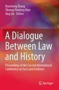 Cover: A Dialogue Between Law and History - Springer