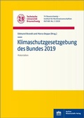 Cover: Klimaschutzgesetzgebung des Bundes 2019 - Berliner Wissenschafts-Verlag
