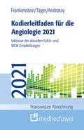 Cover: Kodierleitfaden f&uuml;r die Angiologie 2021 - medhochzwei Verlag
