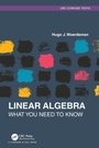 Cover: Linear Algebra - Chapman & Hall/CRC