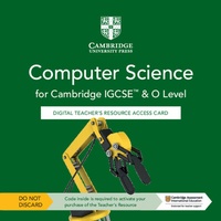 Abbildung von: Cambridge IGCSE (TM) and O Level Computer Science Digital Teacher's Resource Access Card - Cambridge University Press