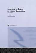 Cover: Learning to Teach in Higher Education - Routledge