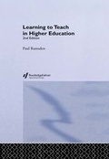 Cover: Learning to Teach in Higher Education - Routledge