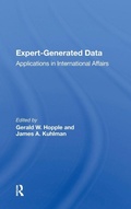 Cover: Expert-generated Data - Routledge