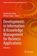 Cover: Developments in Information & Knowledge Management for Business Applications - Springer