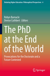 Enlarge image Cover: The PhD at the End of the World - Springer