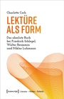 Cover: Lektüre als Form - transcript