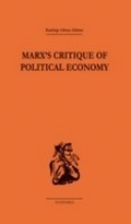 Cover: Marx's Critique of Political Economy Volume One - Routledge