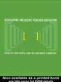 Cover: Developing Inclusive Teacher Education - Routledge