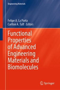 Enlarge image Cover: Functional Properties of Advanced Engineering Materials and Biomolecules - Springer