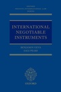 Cover: International Negotiable Instruments - Oxford University Press