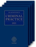 Bild: Blackstone's Criminal Practice 2021 (Book and All Supplements) - Oxford University Press