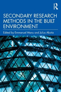Enlarge image Cover: Secondary Research Methods in the Built Environment - Routledge