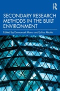 Cover: Secondary Research Methods in the Built Environment - Routledge