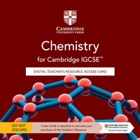 Abbildung von: Cambridge IGCSE (TM) Chemistry Digital Teacher's Resource Access Card - Cambridge University Press