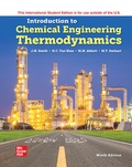 Cover: Introduction to Chemical Engineering Thermodynamics ISE - McGraw-Hill Education