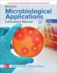 Enlarge image Cover: Benson's Microbiological Applications Laboratory Manual--ConcVersion ISE - McGraw-Hill Education