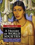 Cover: A History of World Societies, Volume 2 - Bedford/Saint Martin's