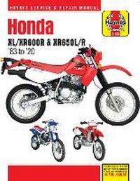 Abbildung von: Honda XL/XR600R & XR650L/R (83-20) - Haynes Manuals Inc