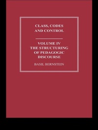 Enlarge image Cover: The Structuring of Pedagogic Discourse - Routledge