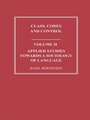 Cover: Applied Studies Towards a Sociology of Language - Routledge
