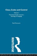 Cover: Theoretical Studies Towards a Sociology of Language - Routledge