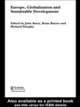 Cover: Europe, Globalization and Sustainable Development - Routledge