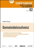 Cover: Gemeindeinsolvenz - Manz