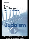 Cover: The Routledge Dictionary of Judaism - Routledge